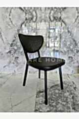 Papatya Sandalye 4 Adet, Deri Sandalye, Metal İskelet, Rahat Oturum, Mutfak Sandalyesi