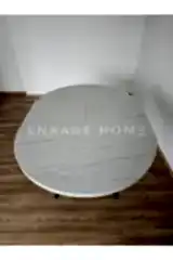 Oliva Yuvarlak Açılabilir Masa 100x100 - 100x140 | Mutfak Ve Salon Masası MDF