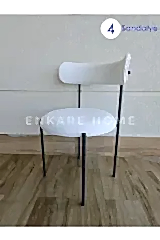 Elisa Sandalye 4 Adet - Mutfak ve Salon Sandalyesi Teddy Sandalye