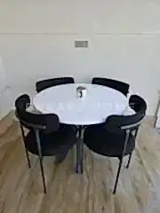 Elisa Masa Sandalye Takımı | Mdf Masa | 90 Cm Çap