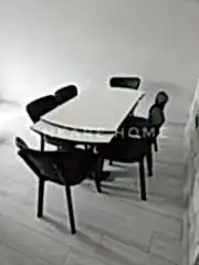 X Ayaklı Gloss Masa & Papatya Sandalye